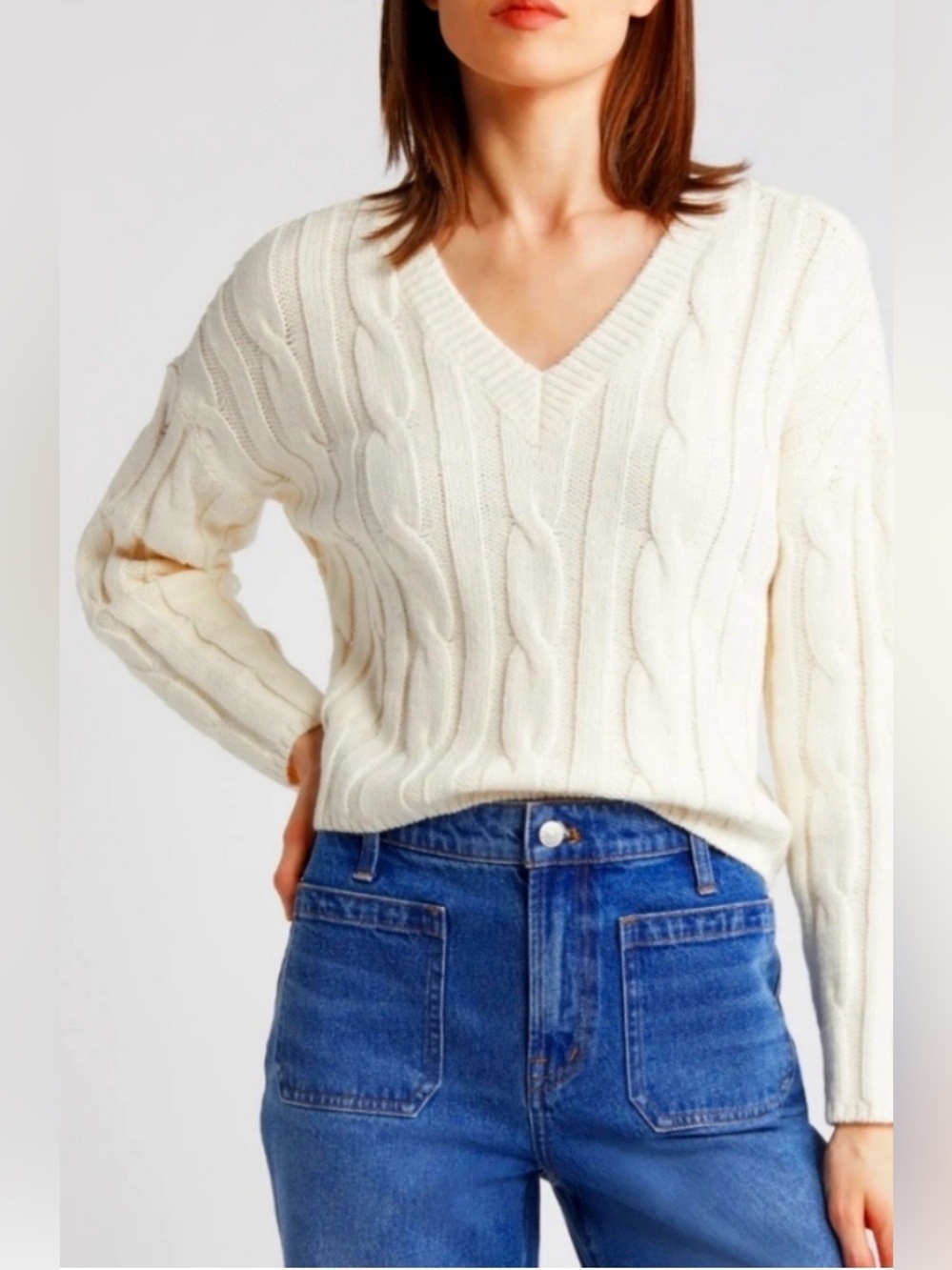 Madewell Cropped Sweater